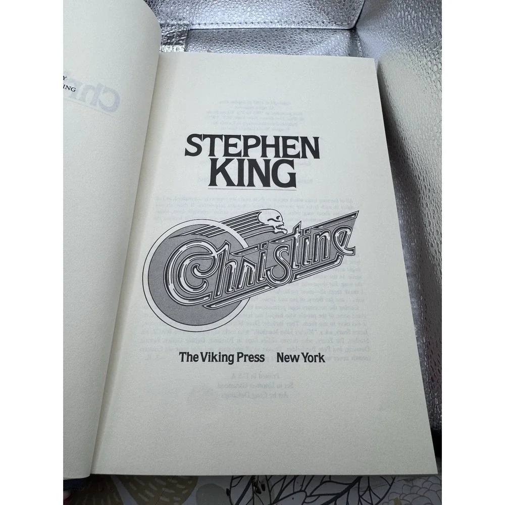 Stephen King Christine First Edition Hardcover 1983‎ Viking Press Horror Novel